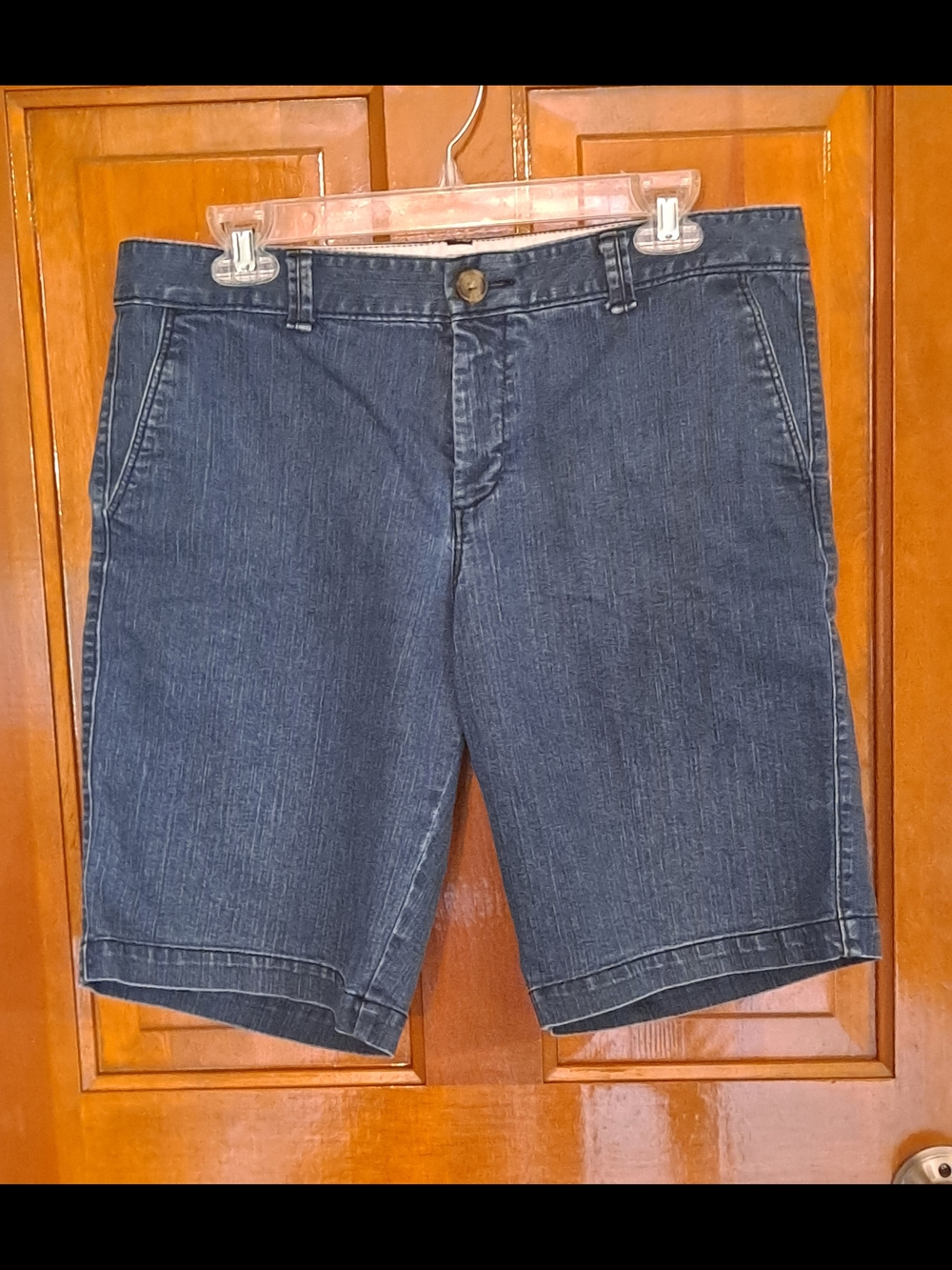Dockers Women’s Dark Blue Jean Shorts Size 12